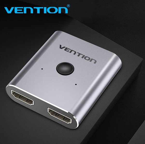 Спліттер Vention 2-Port HDMI Bi-Direction Switcher Silver (AFUH0)