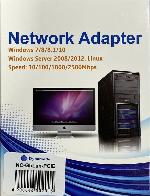 Мережевий адаптер Dynamode NC-GbLan-PCIE 1000Mbit
