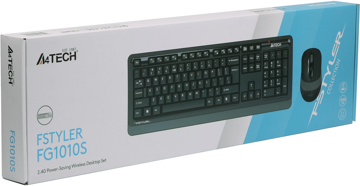 Комплект A4Tech FG1010S Wireless Grey (4711421965071)