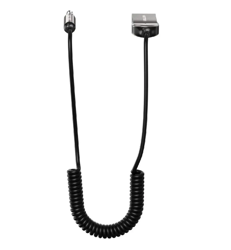Ресивер Vention USB Car Bluetooth5.0 Audio Receiver With Coiled Cable 1.5M Gray Zinc Alloy Type (NAGHG)