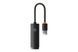 Мережевий адаптер Baseus Lite Series Ethernet Adapter 100Mbps (USB-A to RJ45 Lan Port) Black (WKQX000001)