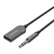 Ресивер Vention USB Car Bluetooth5.0 Audio Receiver With Coiled Cable 1.5M Gray Zinc Alloy Type (NAGHG)