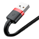 Кабель Baseus Cafule Cable USB For Lightning 2.4A 0.5m Red+Black (CALKLF-A19)