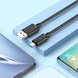 Кабель HOCO X88 Gratified charging data cable for Micro Black (6931474783325)