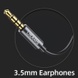 Наушники Usams EP-46 Mini 3.5mm In-Ear Earphone 1.2m Black (HSEP4601)