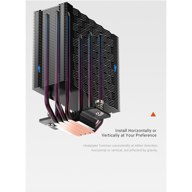 Кулер для процессора PcCooler RZ400 V2 BK