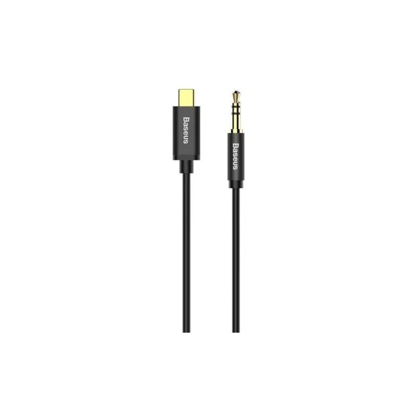 Аудiо-кабель Baseus Yiven Type-C male To 3.5 male Audio Cable M01 Black (CAM01-01)