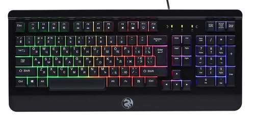 Ігрова клавіатура 2E Gaming KG320 LED USB Black Ukr (2E-KG320UB)