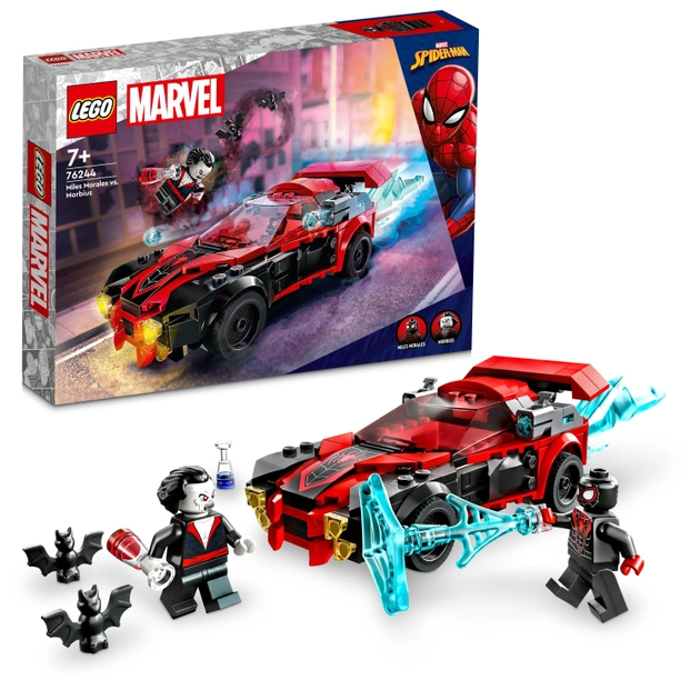 Конструктор LEGO Super Heroes Майлз Моралес проти Морбіуса 220 деталей (76244)