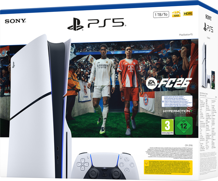 Ігрова консоль PlayStation 5 Slim 1TB EA SPORTS FC 26 Bundle (1000049854)