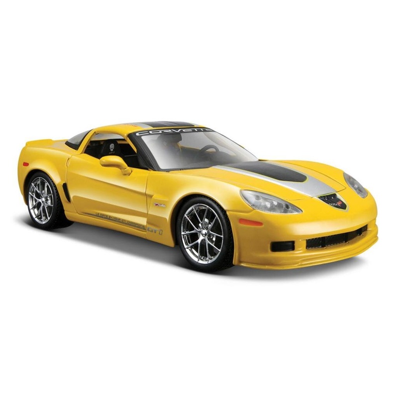 Машина Maisto Chevrolet Corvette Z06 GT1 2009 (1:24) желтый (31203 yellow)