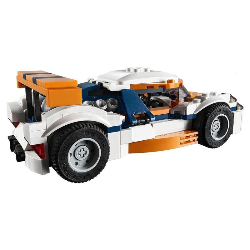 Конструктор LEGO Жовтогарячий перегоновий автомобіль (31089)