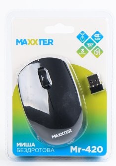 Беспроводная мышка Maxxter Mr-420 Black