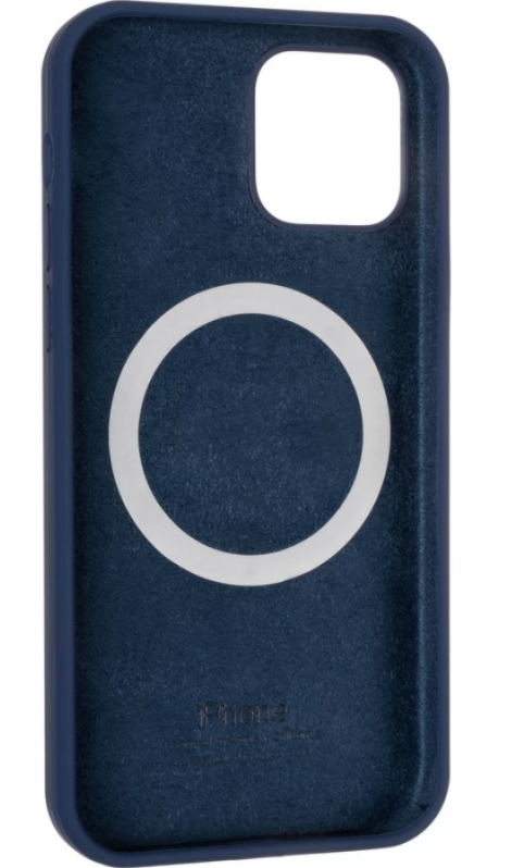 Чохол Original Full Soft Case (MagSafe) for iPhone 12/12 Pro Dark Blue