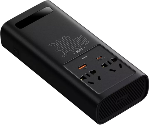 Автомобільний інвертор Baseus IGBT Power Inverter 300W (110V US/JP ) Black (CGNB010001)