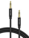 Аудіо кабель Vention 3.5mm Male to Male Audio Cable 1.5M Black Aluminum Alloy Type (BAXBG)