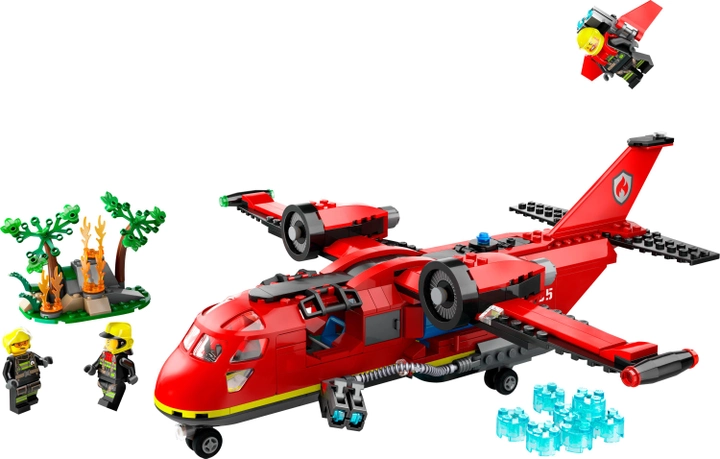 Конструктор LEGO City Пожежний рятувальний літак 478 деталей (60413)