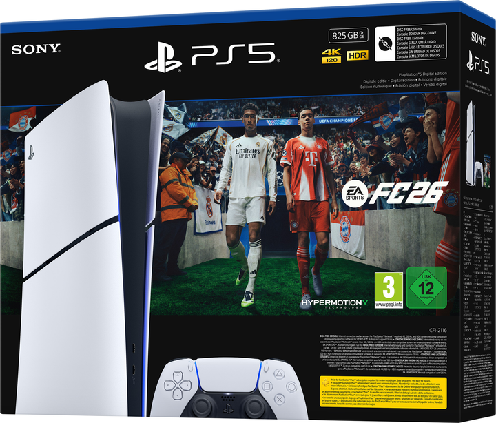 Ігрова консоль Sony Playstation 5 Slim Digital 825GB EA SPORTS FC 26 Bundle (1000049864)