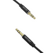 Аудио кабель Vention 3.5mm Male to Male Audio Cable 1.5M Black Aluminum Alloy Type (BAXBG)