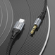 Аудiокабель перехідник HOCO UPA26 Fresh digital audio conversion cable Type-C Black (6942007608824)
