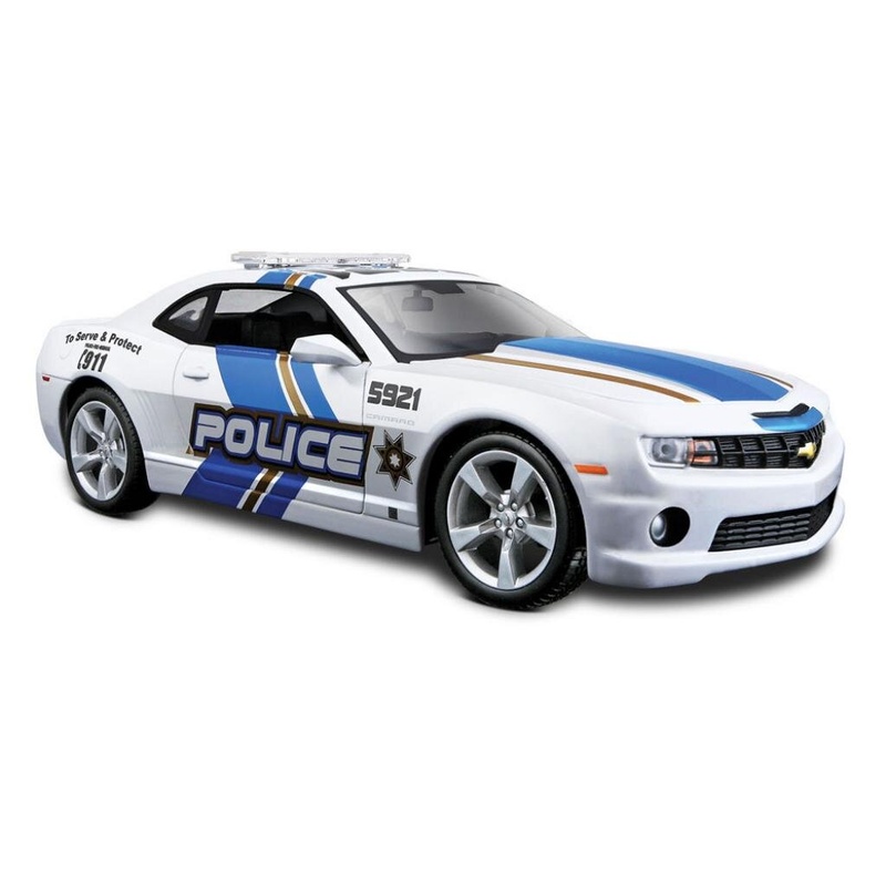 Машина Maisto Chevrolet Camaro SS RS Police 2010 (1:24) белый (31208 white)