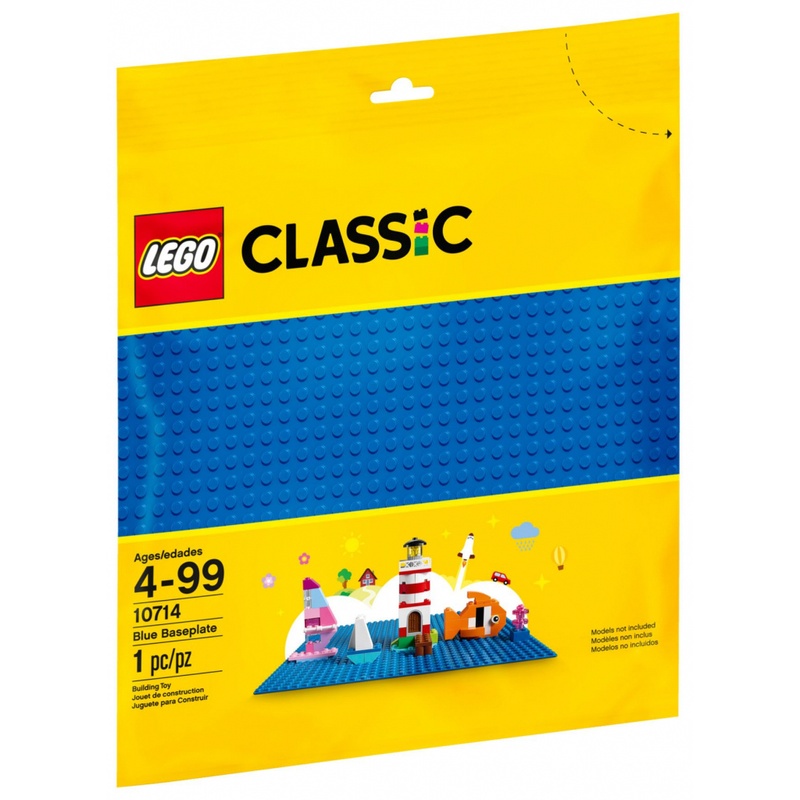 Конструктор LEGO Базовая пластина синего цвета (10714)