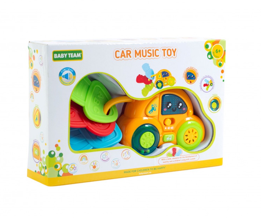 Музыкальная игрушка Baby Team Машинка (8642)