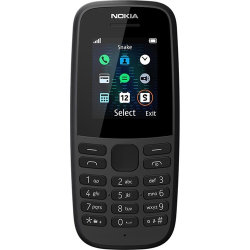 Мобільний телефон Nokia 105 DS 2019 Black (16KIGB01A01), Чорний, 4 Mb, 4 Mb