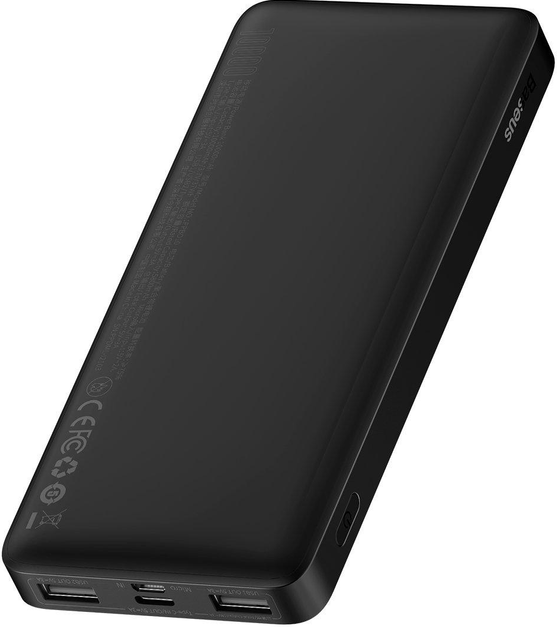 Повербанк Baseus Bipow Digital Display Power Bank 10000mAh 15W Black (PPBD050001)