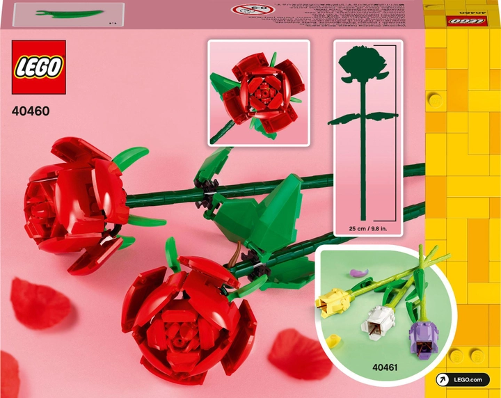 Конструктор LEGO Creator Троянди 120 деталей (40460)