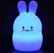 Силіконова світлодіодна лампа Colorful Silicone Rabbit