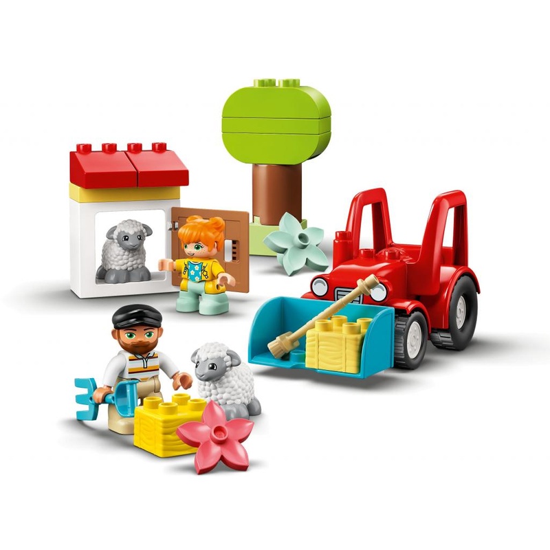Конструктор LEGO DUPLO Town Фермерский трактор и животные (10950)