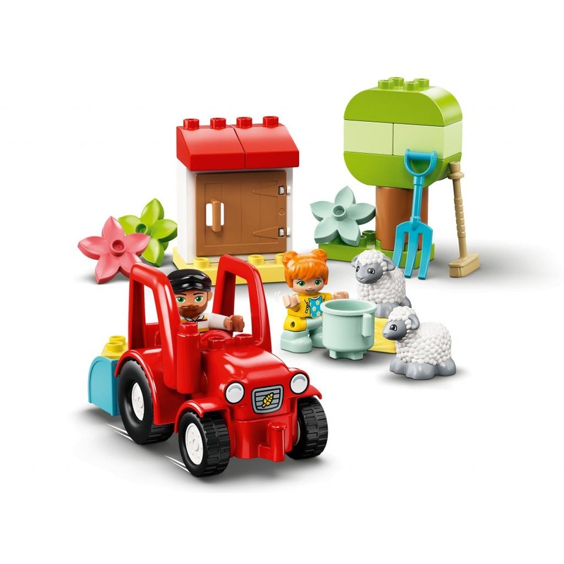Конструктор LEGO DUPLO Town Фермерський трактор і тварини (10950)