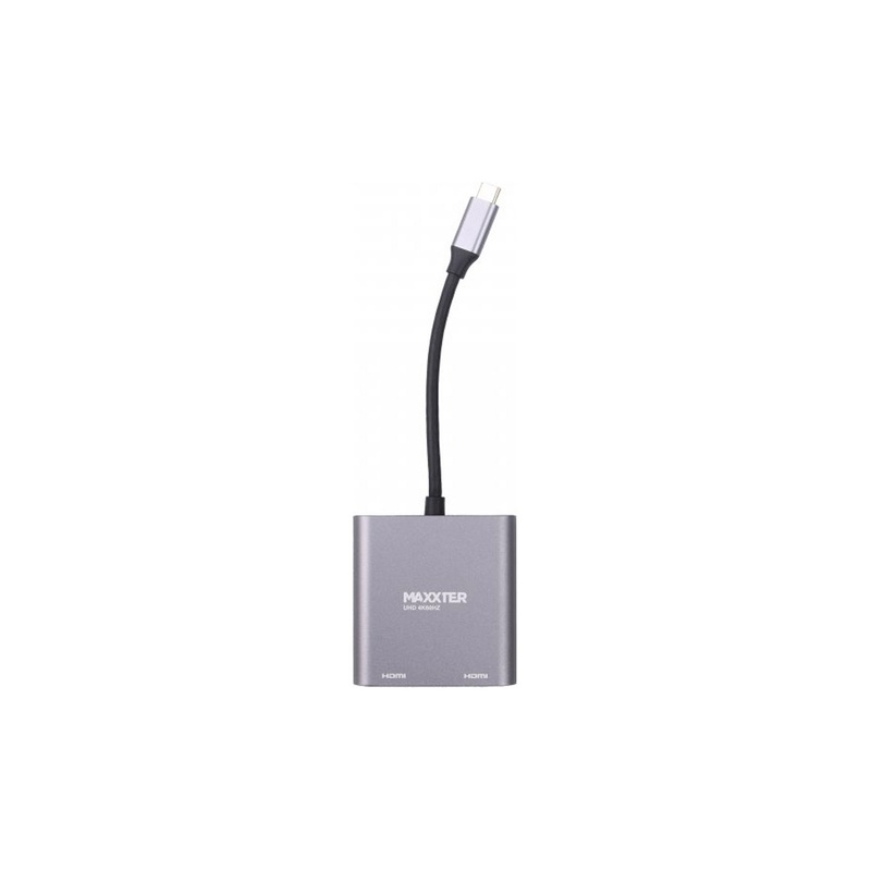 Перехідник Maxxter USB-C to 2 HDMI 2 display (V-CM-2HDMI)