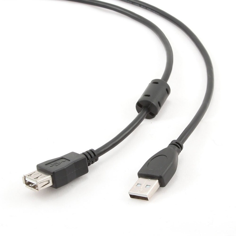 Кабель Gembird CCF-USB2-AMAF-6 премиум качество USB 2.0 A-папа / A-мама, 1,8 м с ферритовым сердечником