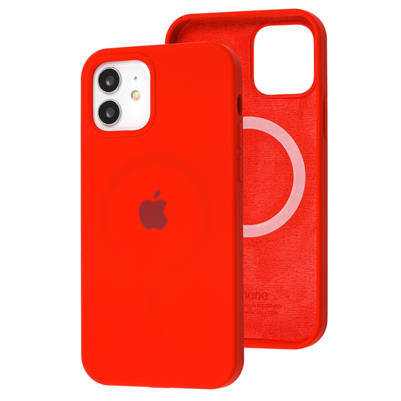 Оригінальний чохол Full Soft Case (MagSafe) for iPhone 12/12 Pro Red