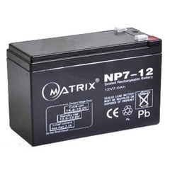 Батарея до ДБЖ Matrix 12V 7AH (NP7-12)