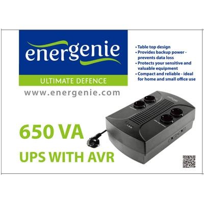 Источник бесперебойного питания EnerGenie EG-UPS-001 650VA, (EG-UPS-001)