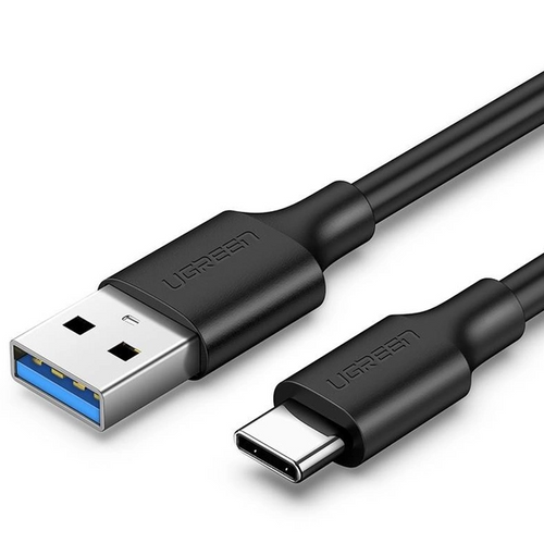 Кабель USB Type-C UGREEN US184 USB-A to Type-C QC3.0 2m Black (UGR-20884)
