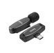 Микрофон-петличка HOCO L15 Type-C Crystal Lavalier Wireless Digital Microphone Black (6931474789037)