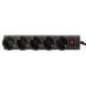 Мережевий фільтр живлення LogicPower LP-X5 PREMIUM, 3m black (9584)
