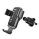 Держатель для мобильного HOCO H80 Vista gravity car holder (air outlet) Black Metal Gray