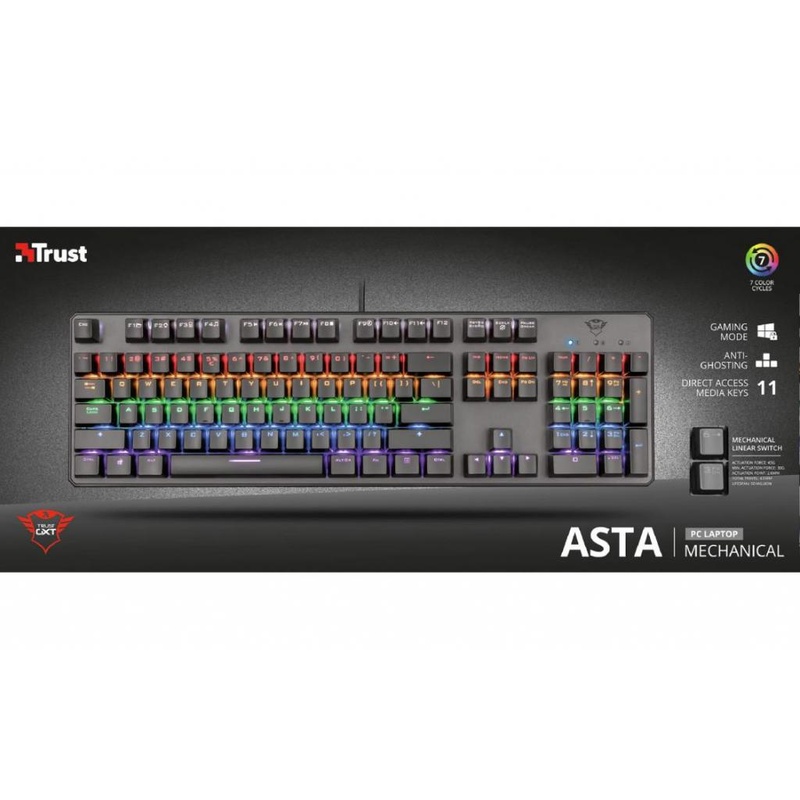 Механическая клавиатура Trust GXT 865 Asta mechanical (22630)
