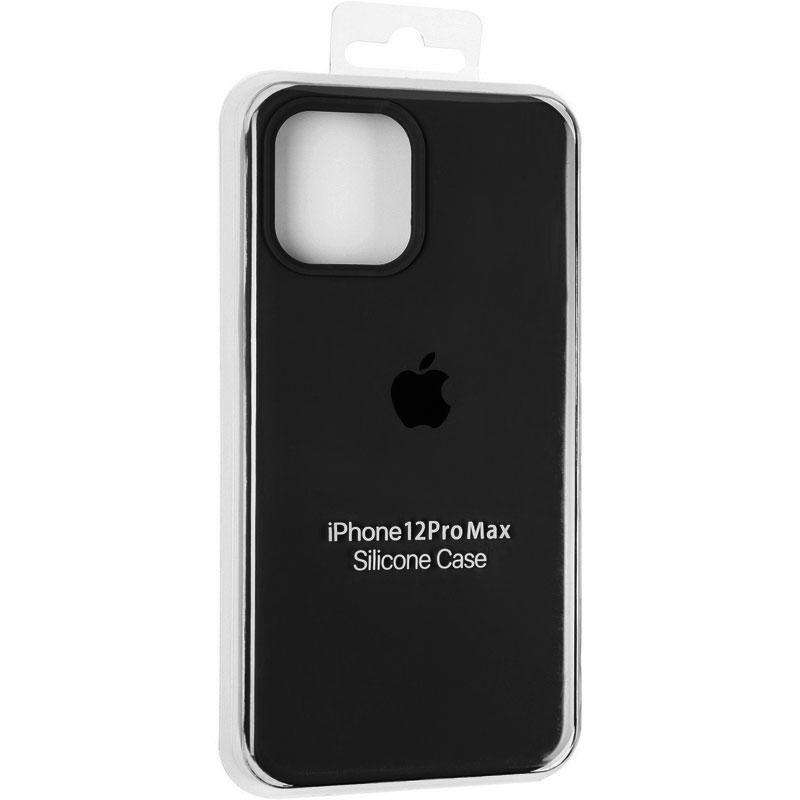 Оригінальний чохол Full Soft Case (MagSafe) for iPhone 12 Pro Max Black