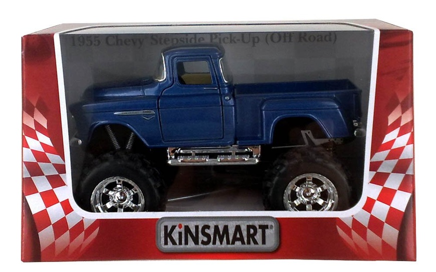 Машинка Kinsmart Chevy Stepside Pick-up (off Road) 1955 1:32 KT5330WB