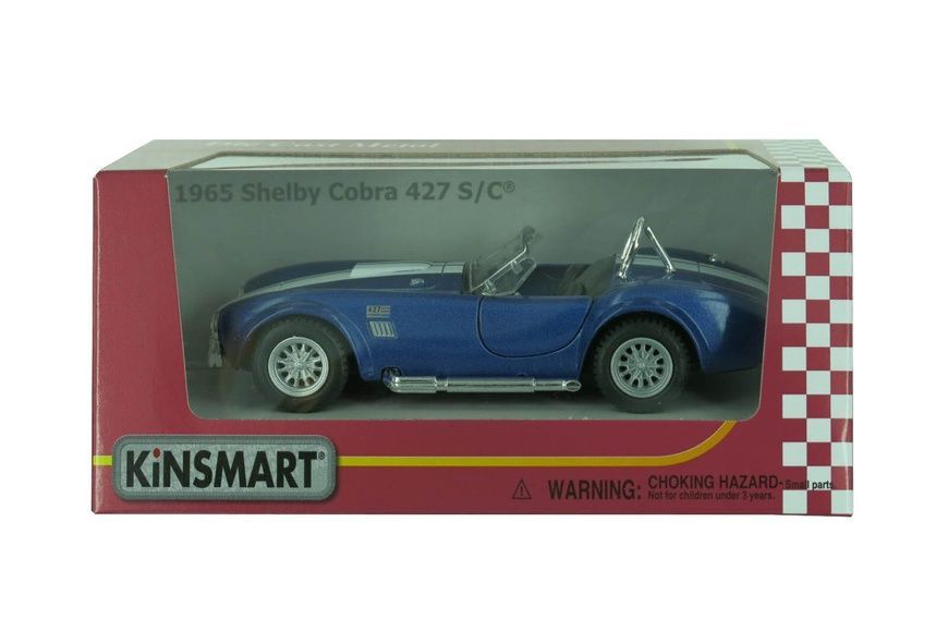 Машинка Kinsmart Shelby Cobra 427 S/C 1965 1:32 KT5322W