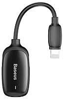 Кабель-перехiдник Baseus 3-in-1 iP Male to Dual iP & 3.5mm Female Adapter L51 Black (CALL51-01)