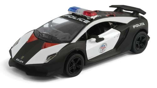 Машинка Kinsmart Lamborghini Sesto Elemento (Police) 1:38 KT5359WP (полиция)