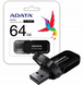 Flash A-DATA USB 2.0 AUV 240 64Gb Black (AUV240-64G-RBK)