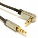 Штекер під кутом 90 градусів stereo CCAP-444L-6 3.5mm/3.5mm 1,8 m